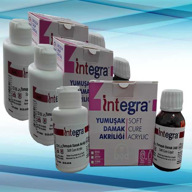 İNTEGRA SOFT YUMUŞAK DAMAK AKRİLİĞİ (80GR+50ML) resmi